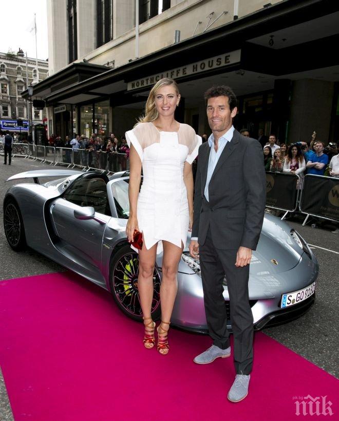 Великолепната Маша Шарапова с нов кавалер за Уимбълдън (снимка)