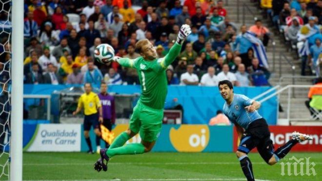 Уругвай и Суарес разплакаха Англия