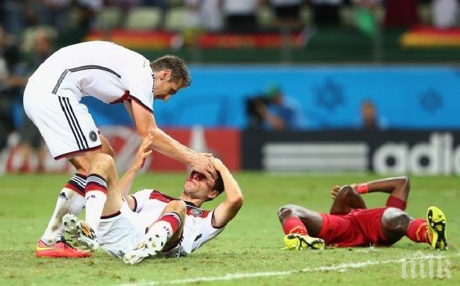 Зашиха тежката аркада на Томас Мюлер, ще играе срещу САЩ