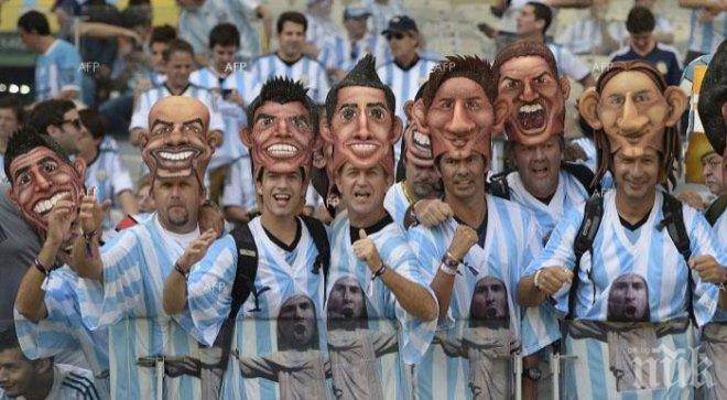 Съставите на Аржентина и Иран