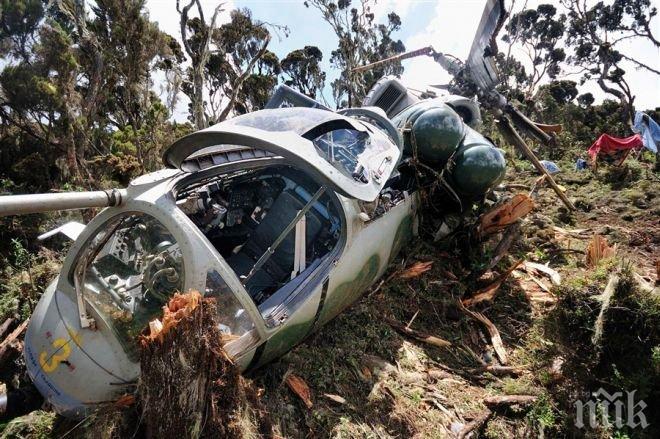 Трима души загинаха при катастрофата на хеликоптер в Харковска област