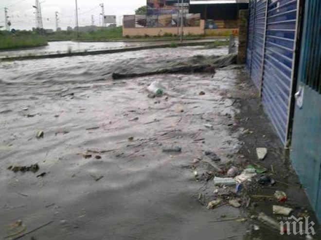 74 л/кв.м дъжд са паднали във Варна, в Шабла са отчетени 120 л/кв.м