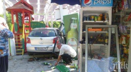 шофьорка една бира отнесе павилион ресторант пловдив снимки