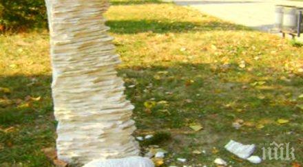 вандали съсипват новооткрит парк враца