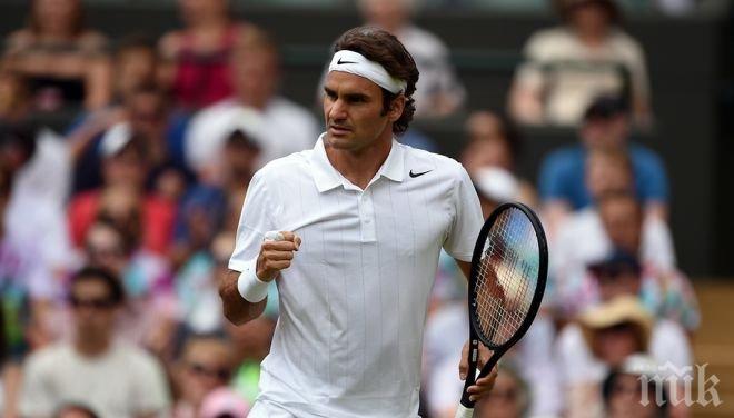 Федерер потегли мощно на Уимбълдън
