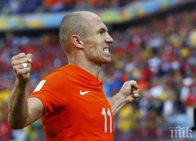 Робен номер 1 в мача срещу Чили