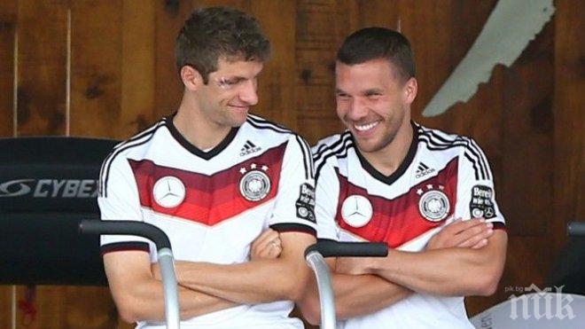 Томас Мюлер: Всичко с мен е наред, но приличам на боксьор