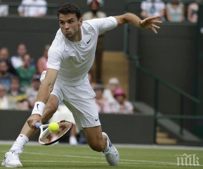 Григор вече води с 2:0 на старта на Уимбълдън