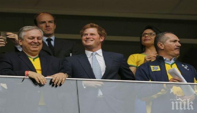 Принц Хари надъхва британците срещу Коста Рика