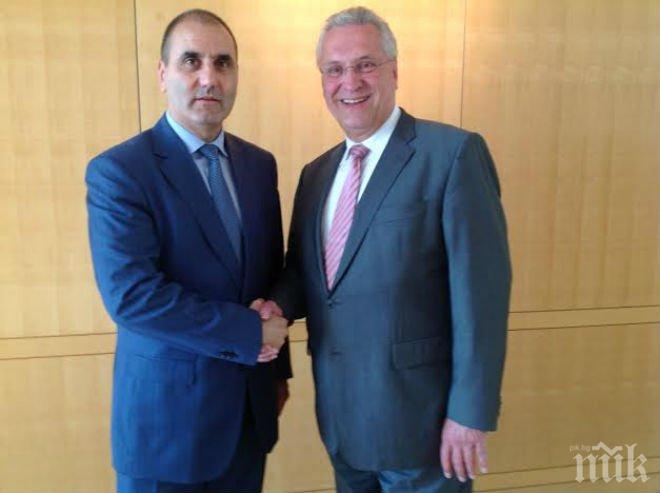 Баварският вътрешен министър: Надявам се след изборите пак да работим в синхрона от времето на Цветанов