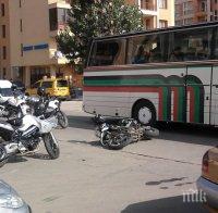 Топ полицай катастрофира в Слънчев бряг на път към инцидент (снимки)