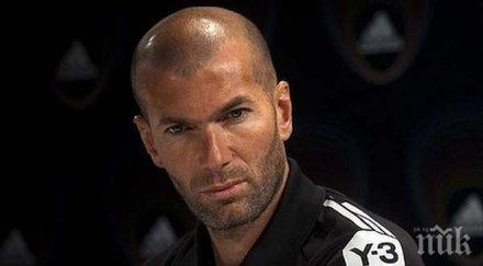 зидан загрява треньор реал мадрид започва кариерата сателит отбора