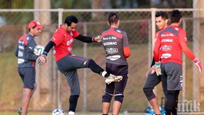 Хеликоптер на бразилска телевизия прекрати тренировката на Чили