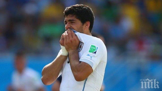 Шок! Кръвожадният Суарес опитал да ухапе Киелини още миналата година (снимка)