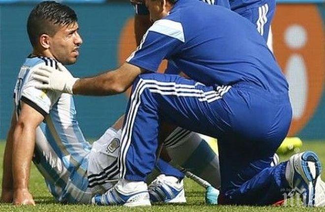Шок за Аржентина: Агуеро аут от Световното?