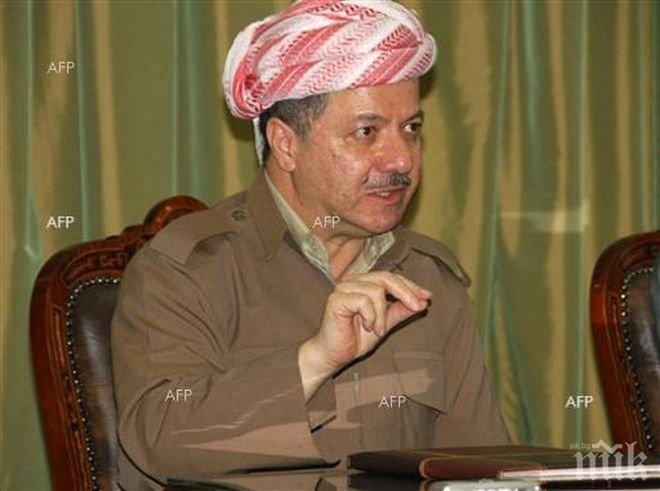 Лидерът на иракските кюрди посети град Киркук