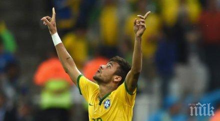 бразилия нокти неймар играе колумбия