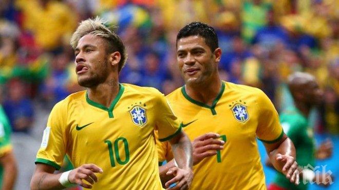 Бразилия поведе с 1:0 срещу Чили