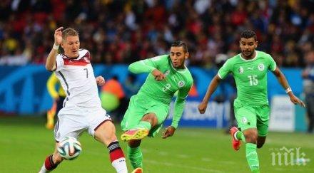 германия алжир вкараха гол първото полувреме