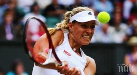 сензация уимбълдън кербер изхвърли шарапова три сета страхотна драма емоции куп обрати