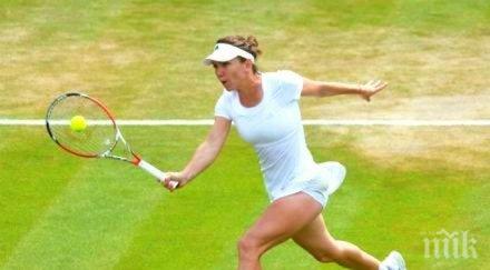 симона халеп първи път кариерата финал уимбълдън румънката срази лисицки играе бушар