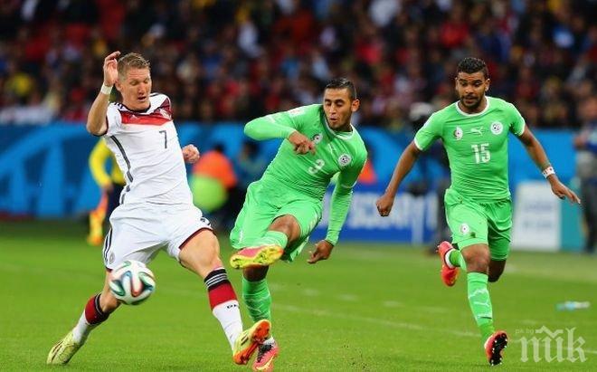 Германия и Алжир не си вкараха гол през първото полувреме