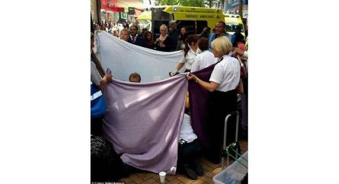 Жена роди бебето си на улицата