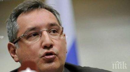 рогозин нато изпраща оръжия украйна страни източна европа