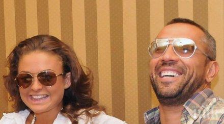 ексклузивно петко яна показаха бебето доминик папарак щракна ресторанта снимка