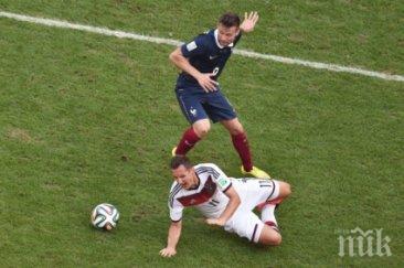 германия води франция първото полувреме