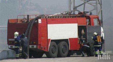 товарен камион пламна кърджали