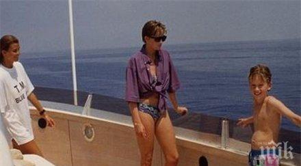 пуснаха неизвестна снимка принцеса даяна бански