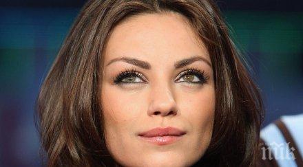 мила кунис спира киното стане майка