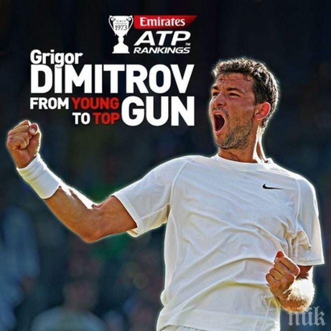 АТР отбеляза пробива на Григор в топ 10 (видео)