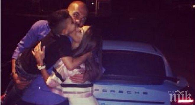 Мъж мечта! Ники Михайлов подари Порше на Алисия с цвета на лака й (снимки)