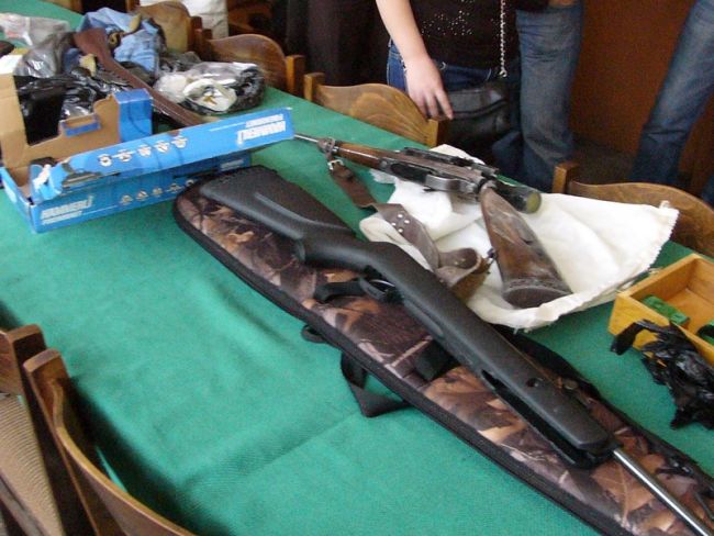 Конфискуваха пушки и пистолет от психично болен