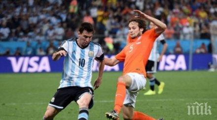 аржентина холандия продълженията следват дузпи