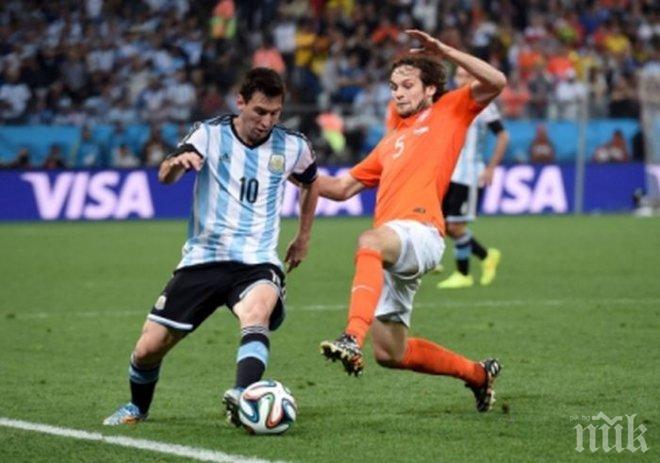 Аржентина - Холандия 0:0 и след продълженията, следват дузпи