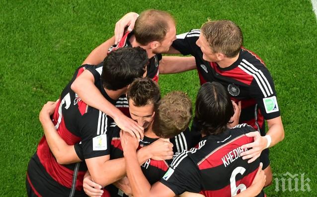 Какво става на Мондиала?! Германия-Бразилия 5:0 на полувремето!