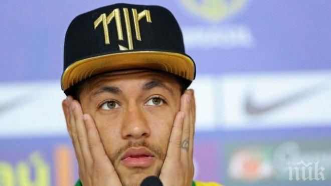 Неймар ще вика за приятеля си Меси и Аржентина на финала