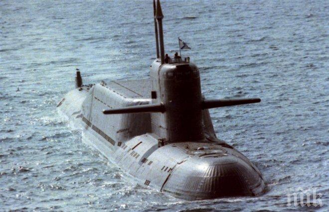 Турска подводница влезе в Бургас