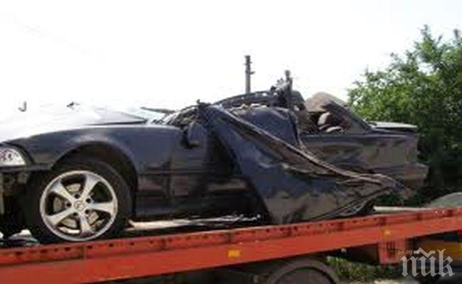 БМВ катастрофира край Карнобат, има ранени