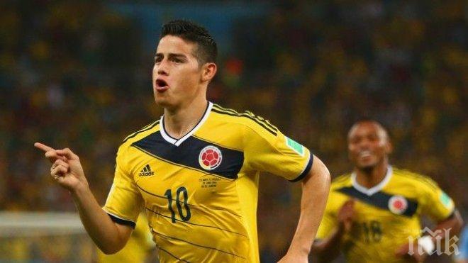 Хамес Родригес: Бих отишъл в Реал (Мадрид) със затворени очи