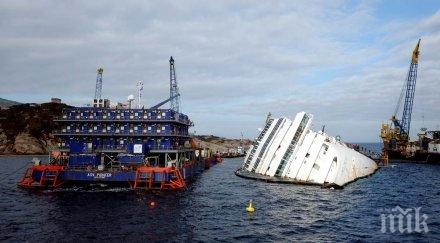 преместват коста конкордия пристанището генуа