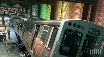 дерайлирал влак сащ 200 души евакуирани