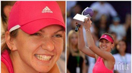 румъния симона халеп става номер година звездата спечели нов турнир своя публика разплака видео