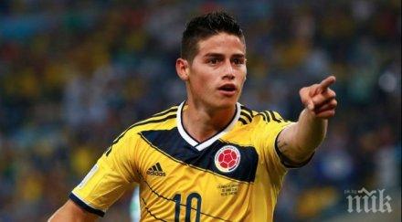 хамес родригес голмайсторът мондиал 2014