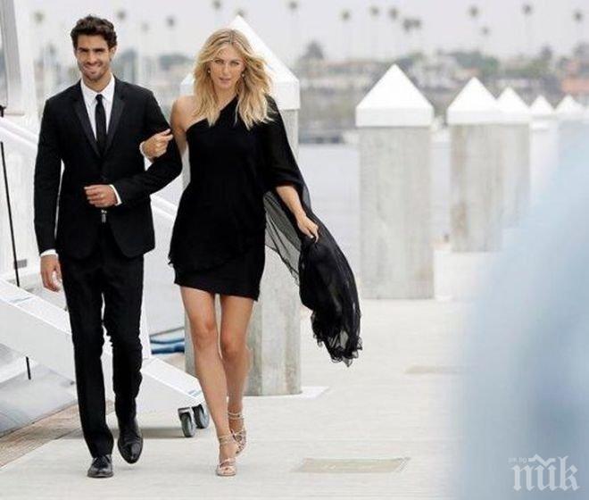 Шарапова блести под ръка с манекен - авер на Ирина Шейк (снимки)