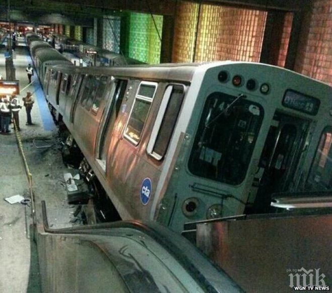 Ад с дерайлирал влак и в САЩ! 200 души са евакуирани