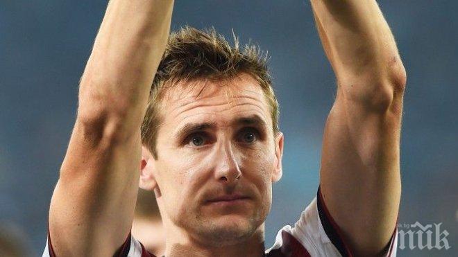 Босът на Лацио: Миро Клозе е и миналото, и настоящето, и бъдещето в едно лице